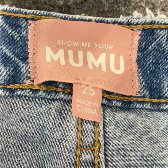 Show Me Your Mumu Arizona Button Up Playa Del Mu High Rise Shorts NEW Women’s 25 - Picture 3 of 4